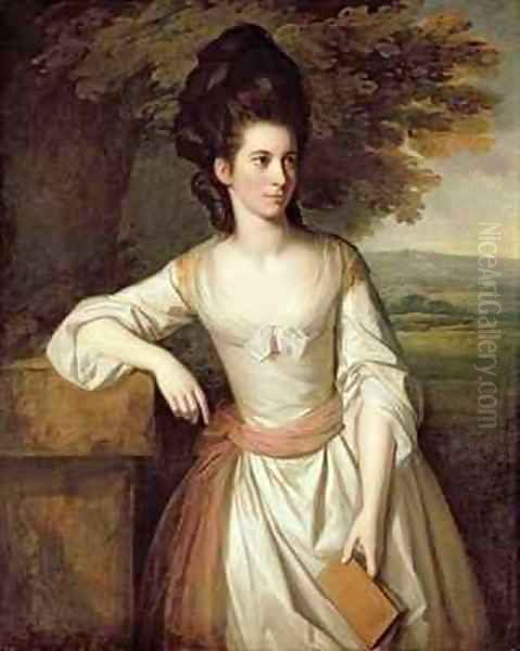 Portrait of Mrs Vere Oil Painting by Sir Nathaniel Dance-Holland