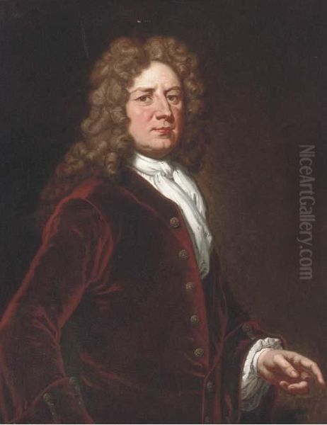 Portrait Of Thomas Oil Painting by Sir Godfrey Kneller