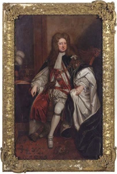 Portrait Of George I Oil Painting by Sir Godfrey Kneller