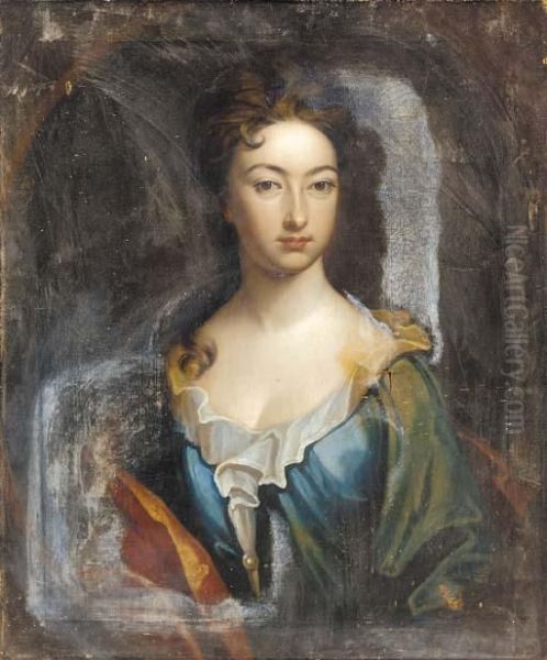 Portrait Of A Lady Oil Painting by Sir Godfrey Kneller