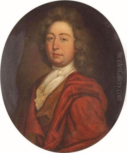 Portrait Of A Gentleman Oil Painting by Sir Godfrey Kneller