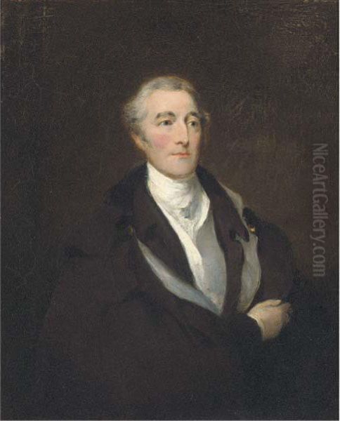 Portrait Of Arthur Wellesley Oil Painting by Sir Thomas Lawrence