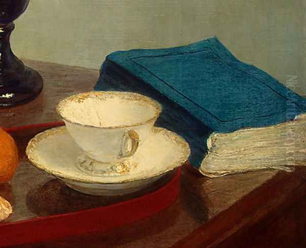 Still Life [detail: 3] Oil Painting by Ignace Henri Jean Fantin-Latour