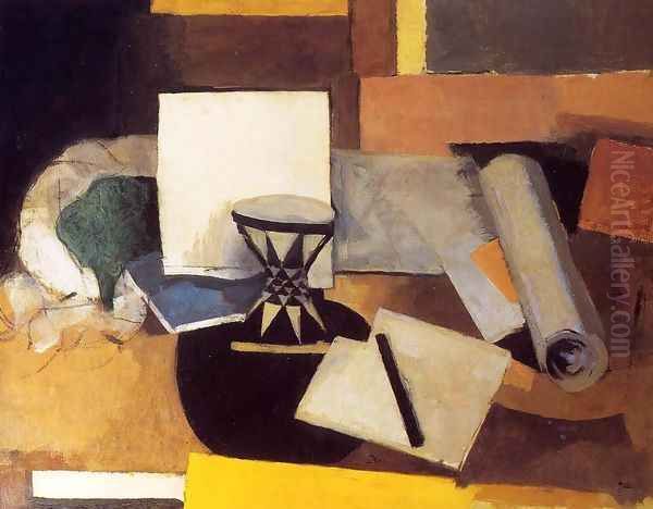 Le Diabolo Oil Painting by Roger de La Fresnaye