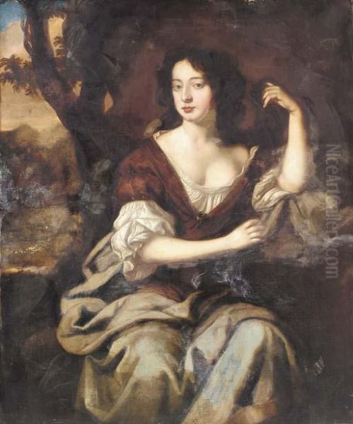 Portrait Of A Lady Oil Painting by Sir Peter Lely