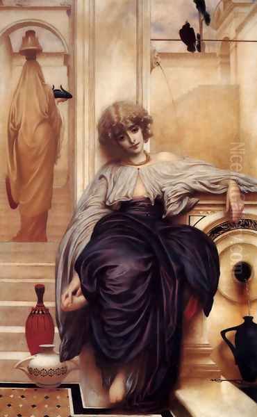 Lieder Ohne Worte (Songs Without Words) Oil Painting by Lord Frederick Leighton