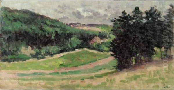 Paysage De Bourgogne Oil Painting by Maximilien Luce