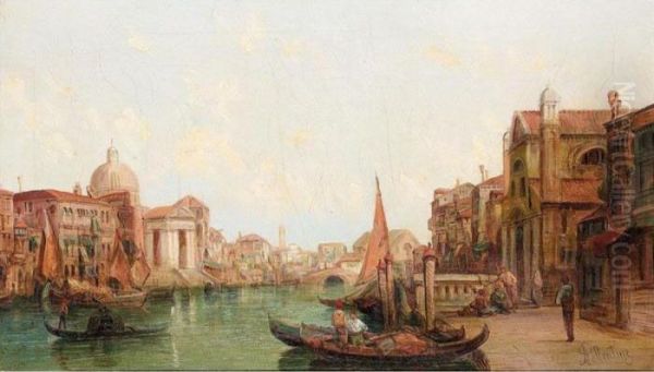 Venice Oil Painting by Alfred Pollentine