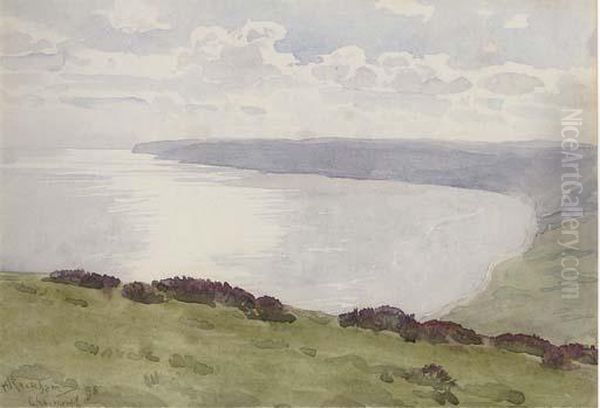 Charmouth Oil Painting by Arthur Rackham