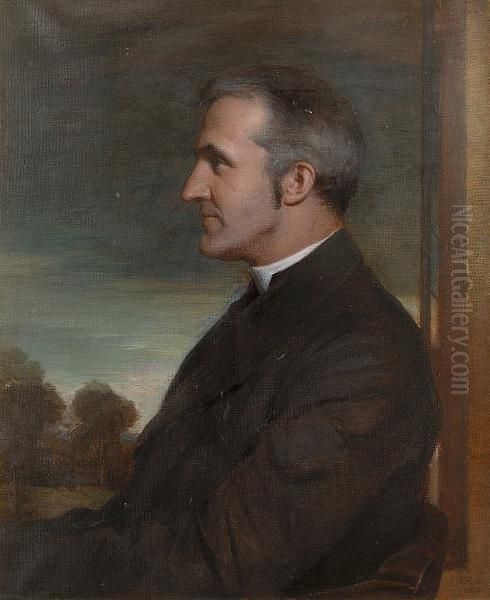 Portrait Of The Rev. Henry Parry Liddon Oil Painting by George Richmond