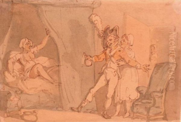 The Disappointment Oil Painting by Thomas Rowlandson