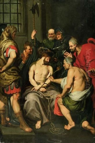 The Crowning With Thorns Oil Painting by Sir Anthony Van Dyck