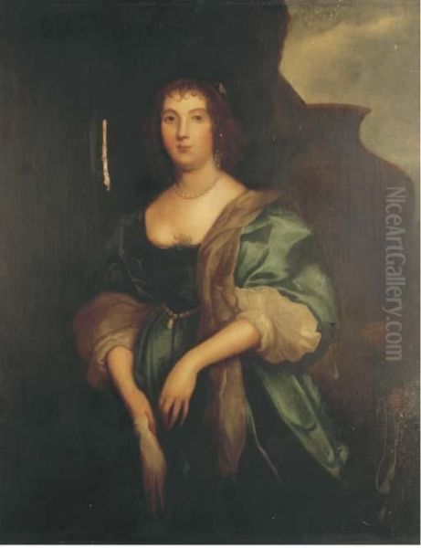 Lady Russell Oil Painting by Sir Anthony Van Dyck