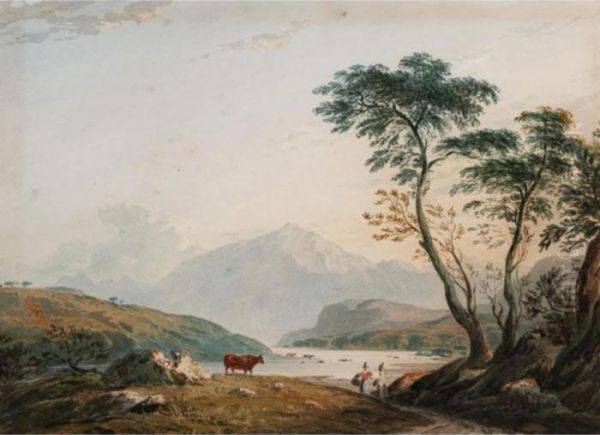 Snowdon Oil Painting by John Varley