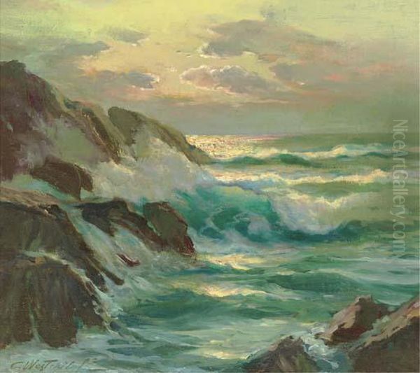 Seascape Oil Painting by Constantin Alexandr. Westchiloff