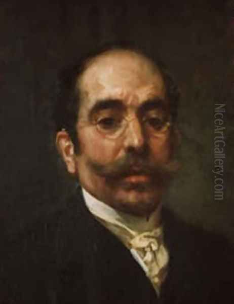 Autorretrato Oil Painting by Antonio Munoz Degrain