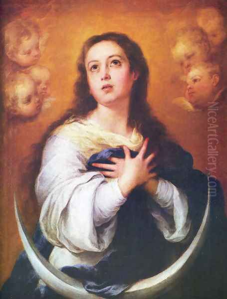 Conception Oil Painting by Bartolome Esteban Murillo