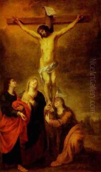 Crucifixion Oil Painting by Bartolome Esteban Murillo