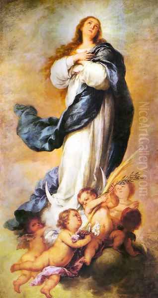 Immaculate of Aranjuez Oil Painting by Bartolome Esteban Murillo