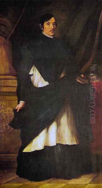 Portrait of Fray Miranda Oil Painting by Bartolome Esteban Murillo