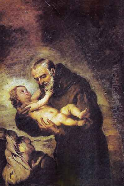 Saint Felix de Cantalicio Oil Painting by Bartolome Esteban Murillo