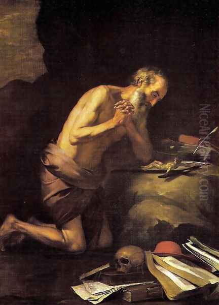 Saint Jerome Oil Painting by Bartolome Esteban Murillo