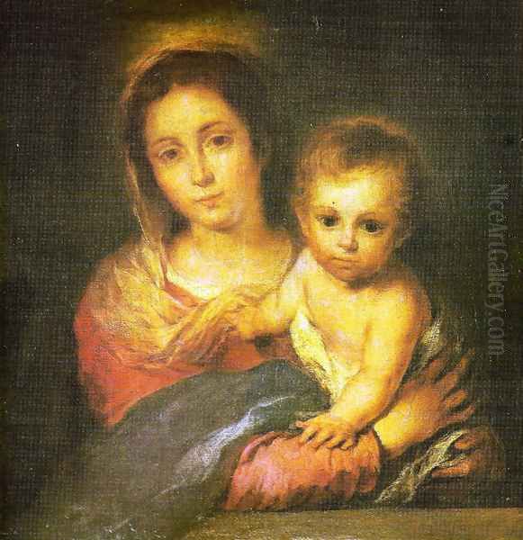 The Virgin of the napkin Oil Painting by Bartolome Esteban Murillo