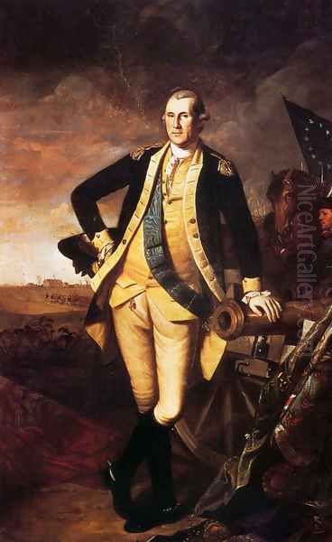 George Washington At Princeton Oil Painting by Charles Willson Peale