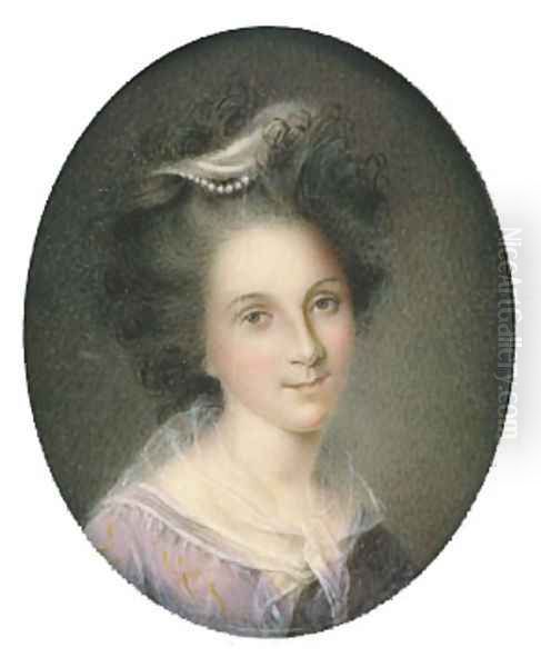 Rachel Brewer Peale Oil Painting by Charles Willson Peale