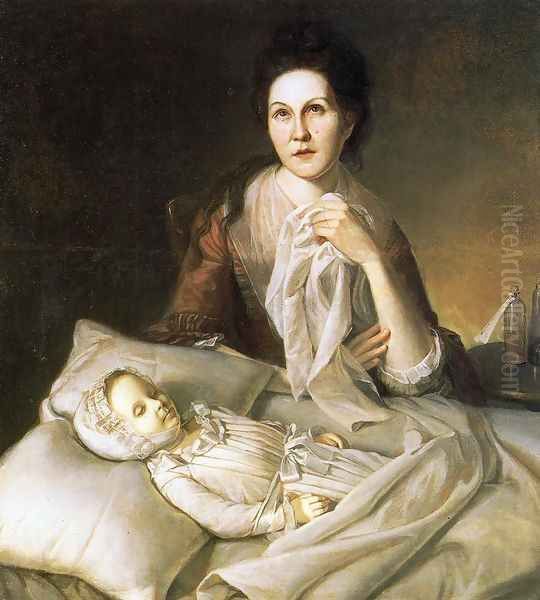 Rachel Weeping Oil Painting by Charles Willson Peale