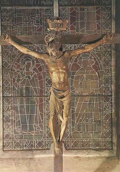 Crucifix Oil Painting by Donatello