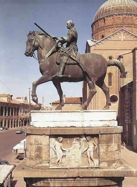 Equestrian Statue of Gattamelata I Oil Painting by Donatello