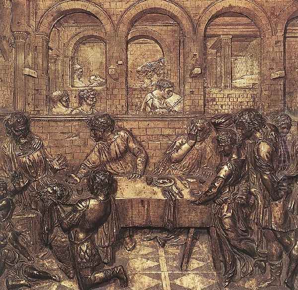 Herod's Banquet Oil Painting by Donatello