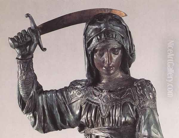 Judith and Holofernes - detail Oil Painting by Donatello