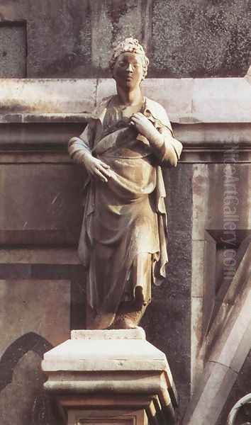 Prophet (left of the Porta della Mandorla) Oil Painting by Donatello