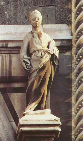 Prophet (right of the Porta della Mandorla) Oil Painting by Donatello