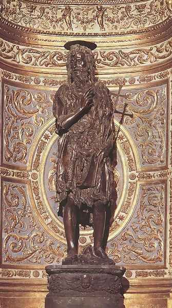 St John the Baptist Oil Painting by Donatello