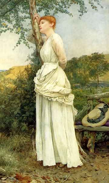 The Trysting Place Oil Painting by Edward Killingworth Johnson