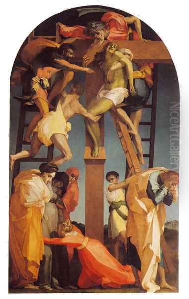 Deposition Oil Painting by Fiorentino Rosso