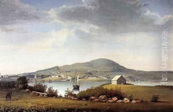 Blue Hill, Maine Oil Painting by Fitz Hugh Lane