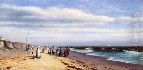 Long Branch, New Jersey Oil Painting by Francis Augustus Silva