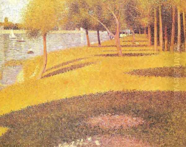 Sight of Grande-Jatte Oil Painting by Georges Seurat