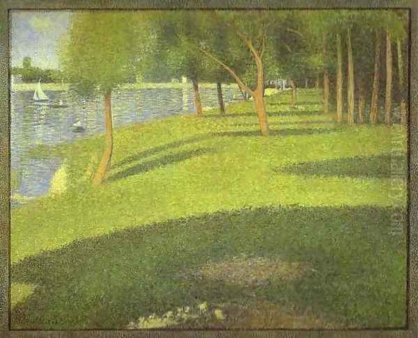 The Island of La Grande Jatte Oil Painting by Georges Seurat