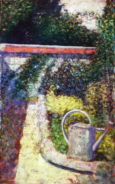 Watering Can Oil Painting by Georges Seurat