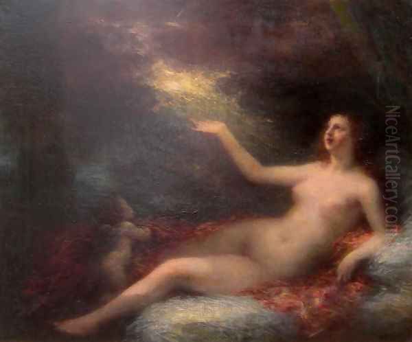 Danae Oil Painting by Ignace Henri Jean Fantin-Latour