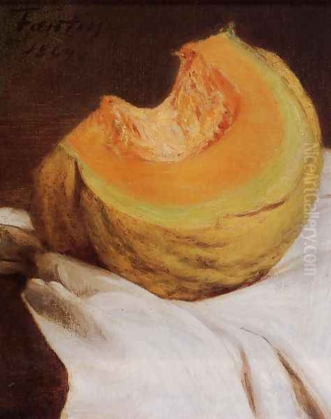 Still Life I Oil Painting by Ignace Henri Jean Fantin-Latour