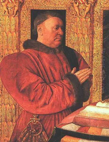 Chancellor of France Oil Painting by Jean Fouquet