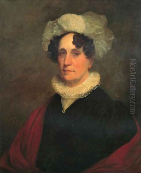 Mrs. William Palfrey Oil Painting by John Wesley Jarvis