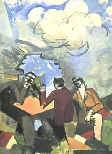 Sketch for The Conquest of the Air Oil Painting by Roger de La Fresnaye