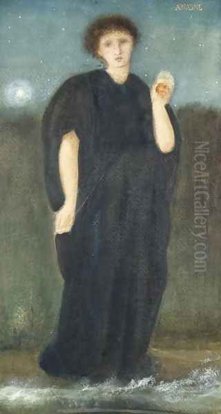 Ariadne Oil Painting by Sir Edward Coley Burne-Jones